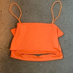 Orange tank top